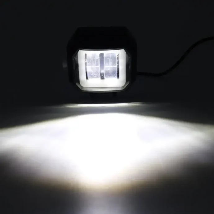 ⁦ANTI BROULLARD 2 LED PROJECTEUR CARRE⁩ - الصورة ⁦3⁩