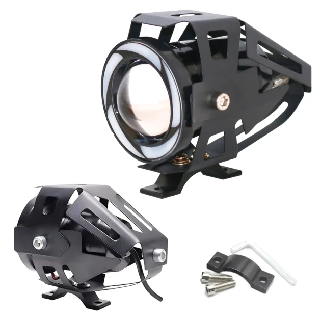 PHARE ANTIBROUILLARD LOUPE LED POUR MOTO