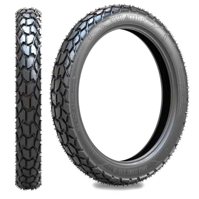 PNEU MOTO 3.00 - 18 TUBELESS PYRAMIDS