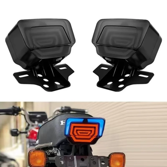 ⁦FEU ARRIERE STOP MOTO CG125 LED⁩ - الصورة ⁦7⁩