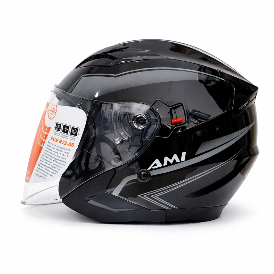 CASQUE SANS MACHOIRE LIFAN AMI Double Visière taille M - الصورة 3