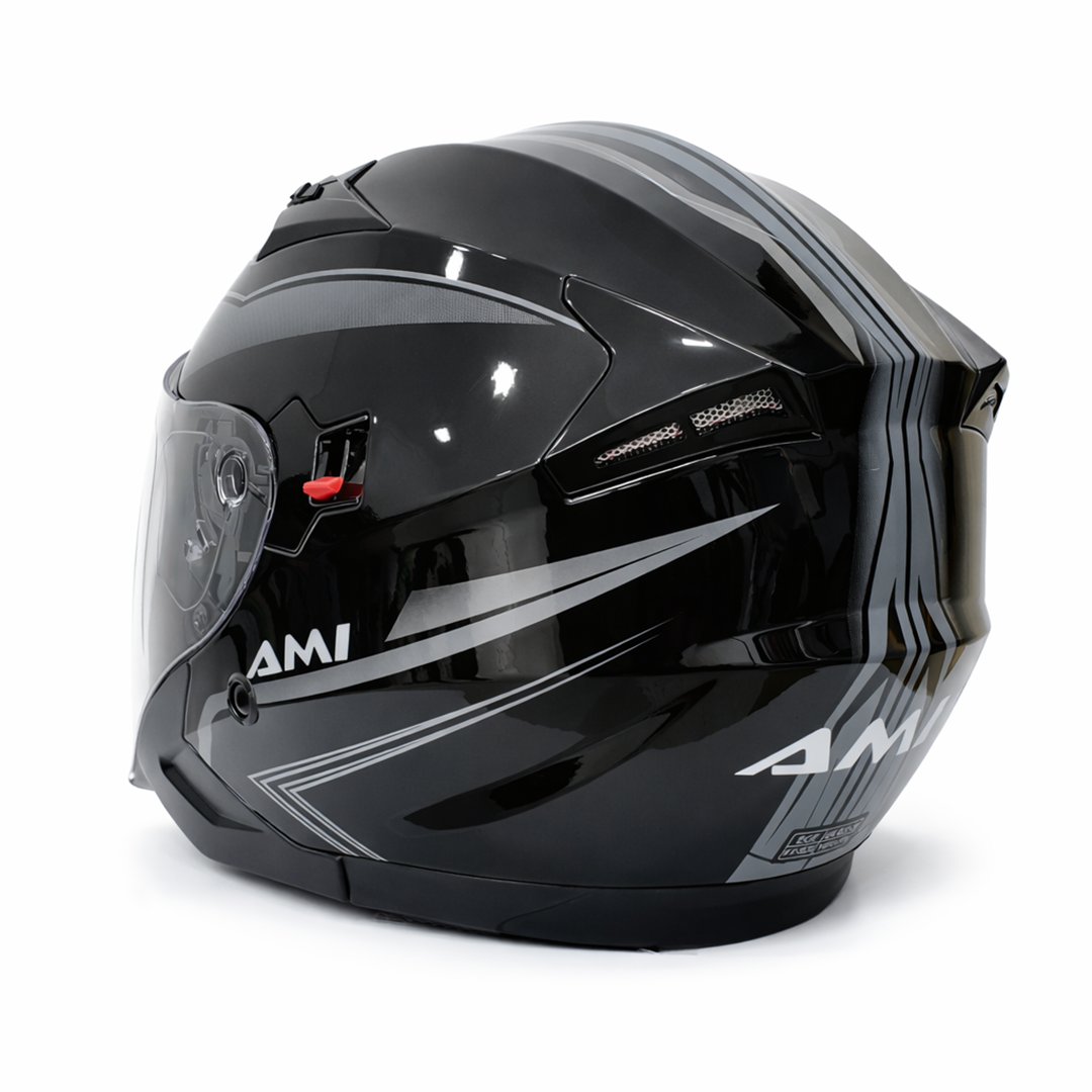 CASQUE SANS MACHOIRE LIFAN AMI Double Visière taille M - الصورة 4