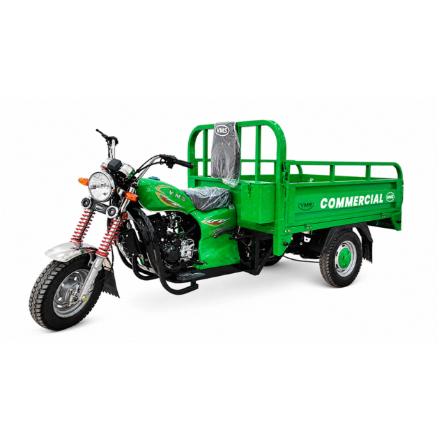 MOTO Tricycle VMS VM-12 – Moto utilitaire robuste pour transport commercial