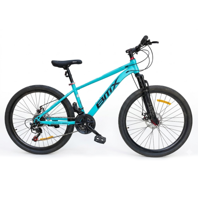 VTT 26" BMX – Vélo Tout Terrain Turquoise avec Freins à Disque (Dès 11 ans)